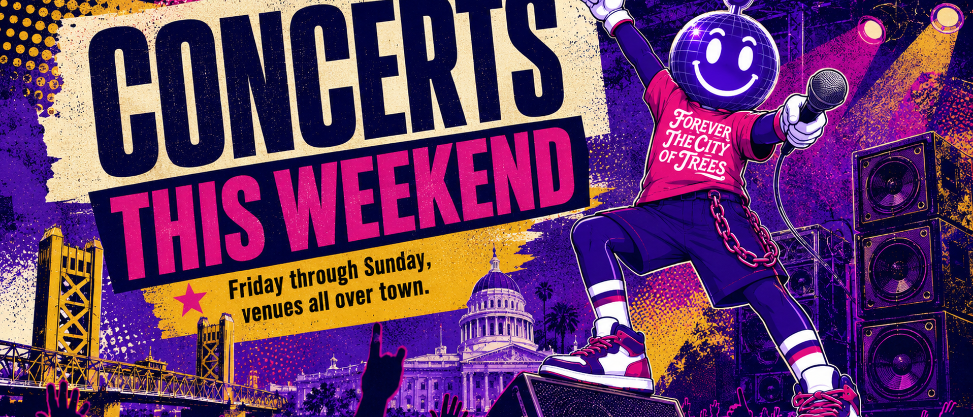 Concerts in Sacramento, every show with a bill, soonest first.