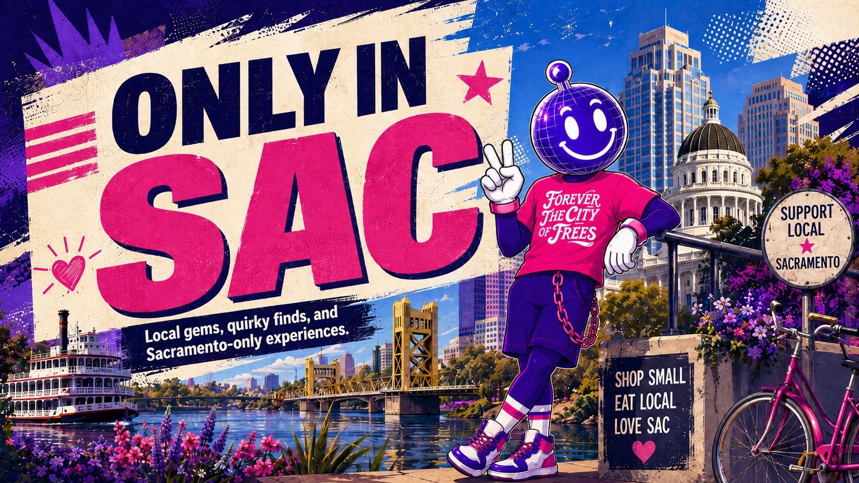 Only in Sac, the local legends you can only get here