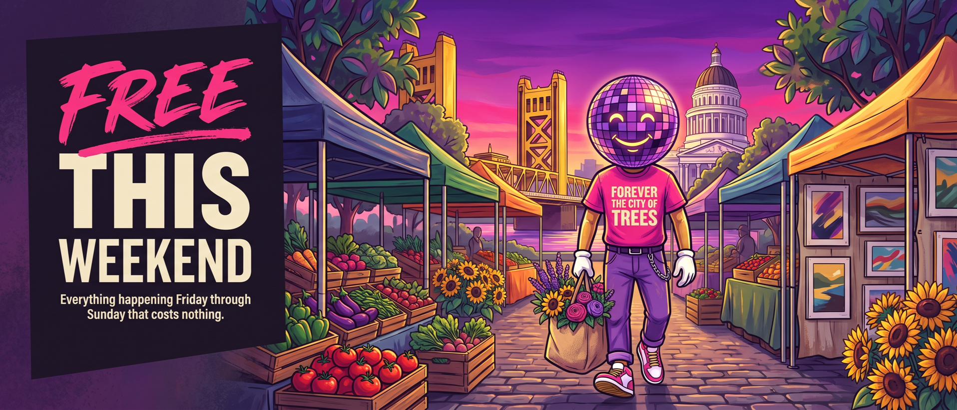 Free this weekend in Sacramento, everything Friday through Sunday that costs nothing.