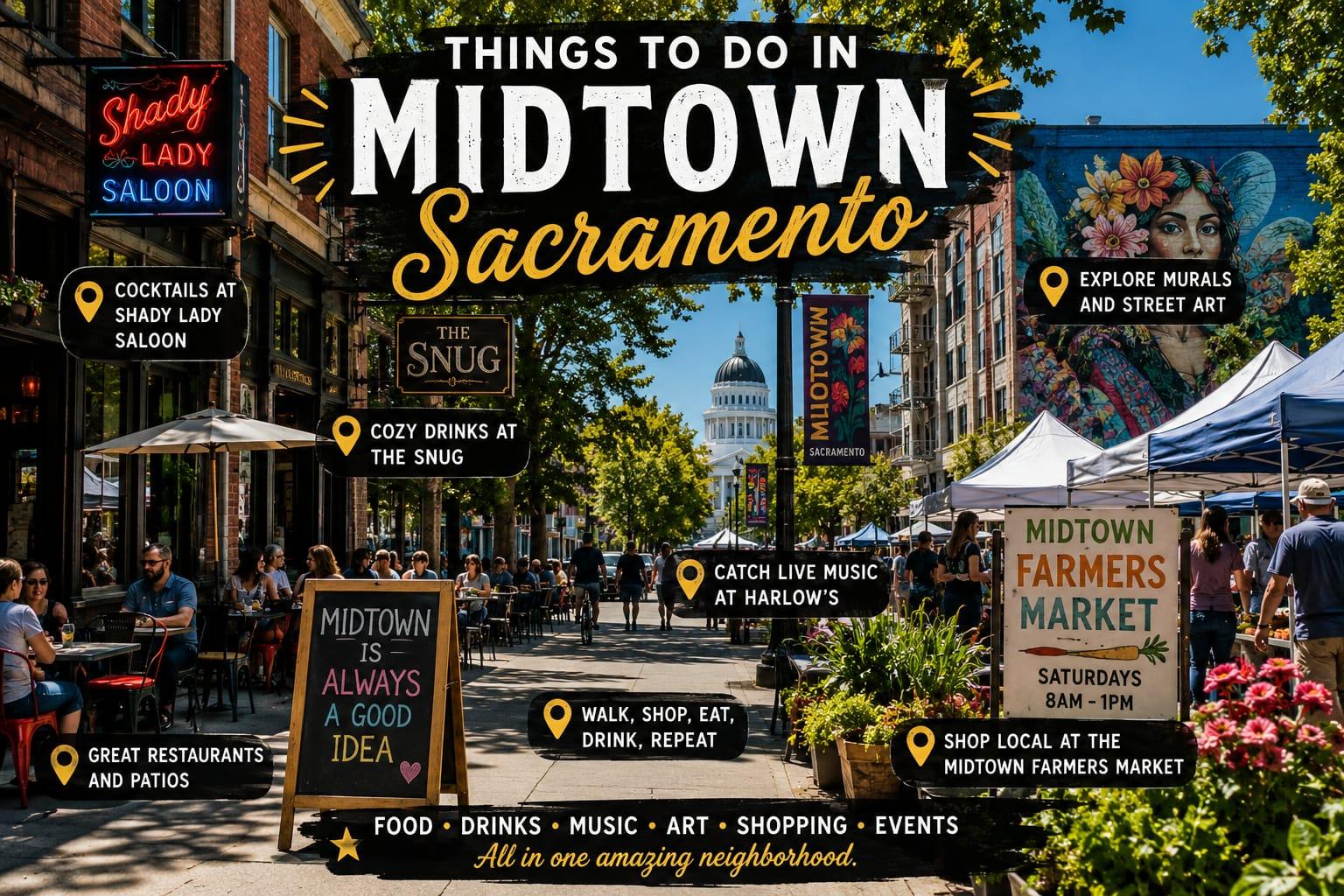 Things To Do In Midtown Sacramento