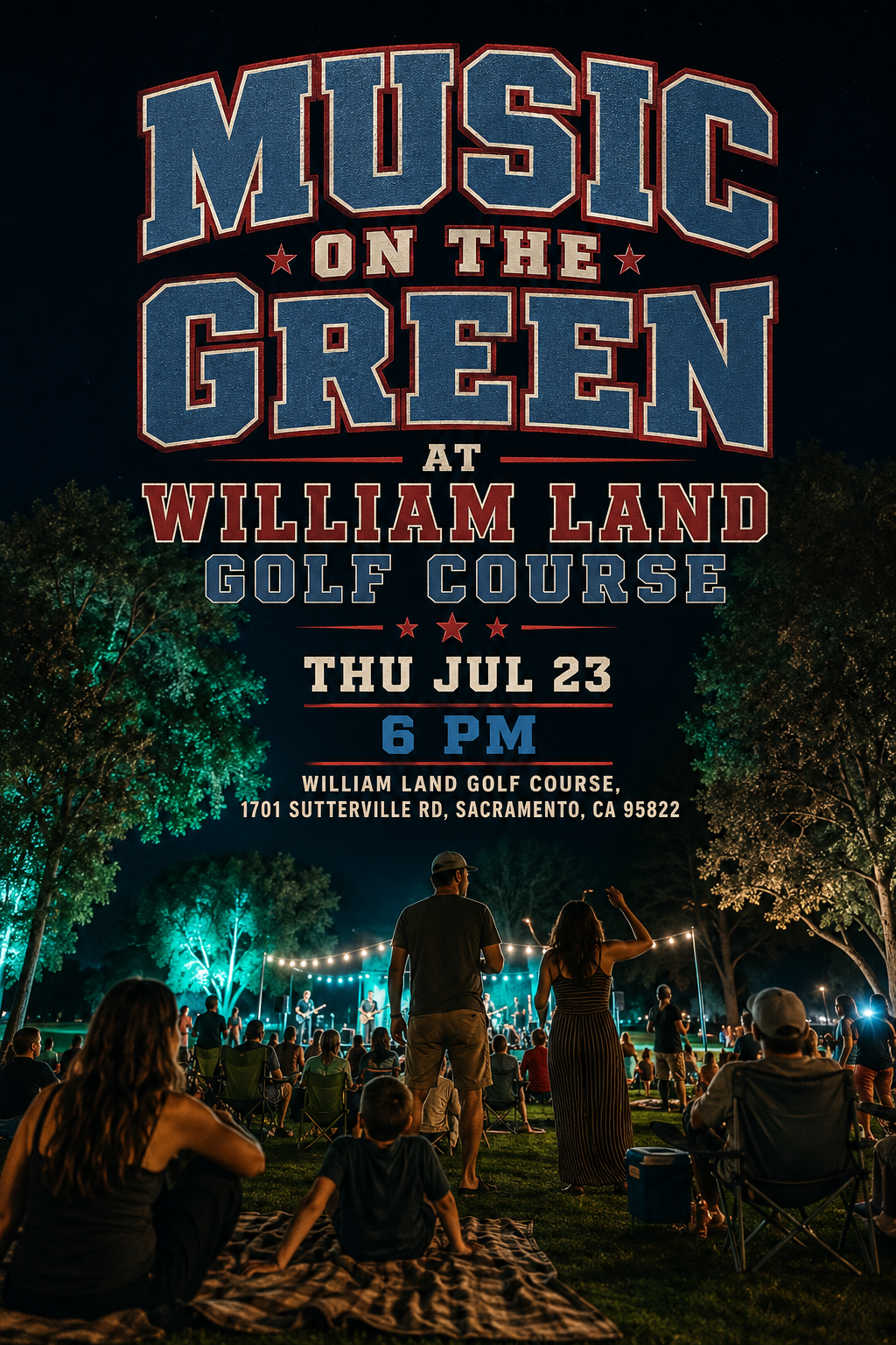 Music on the Green at William Land Golf Course