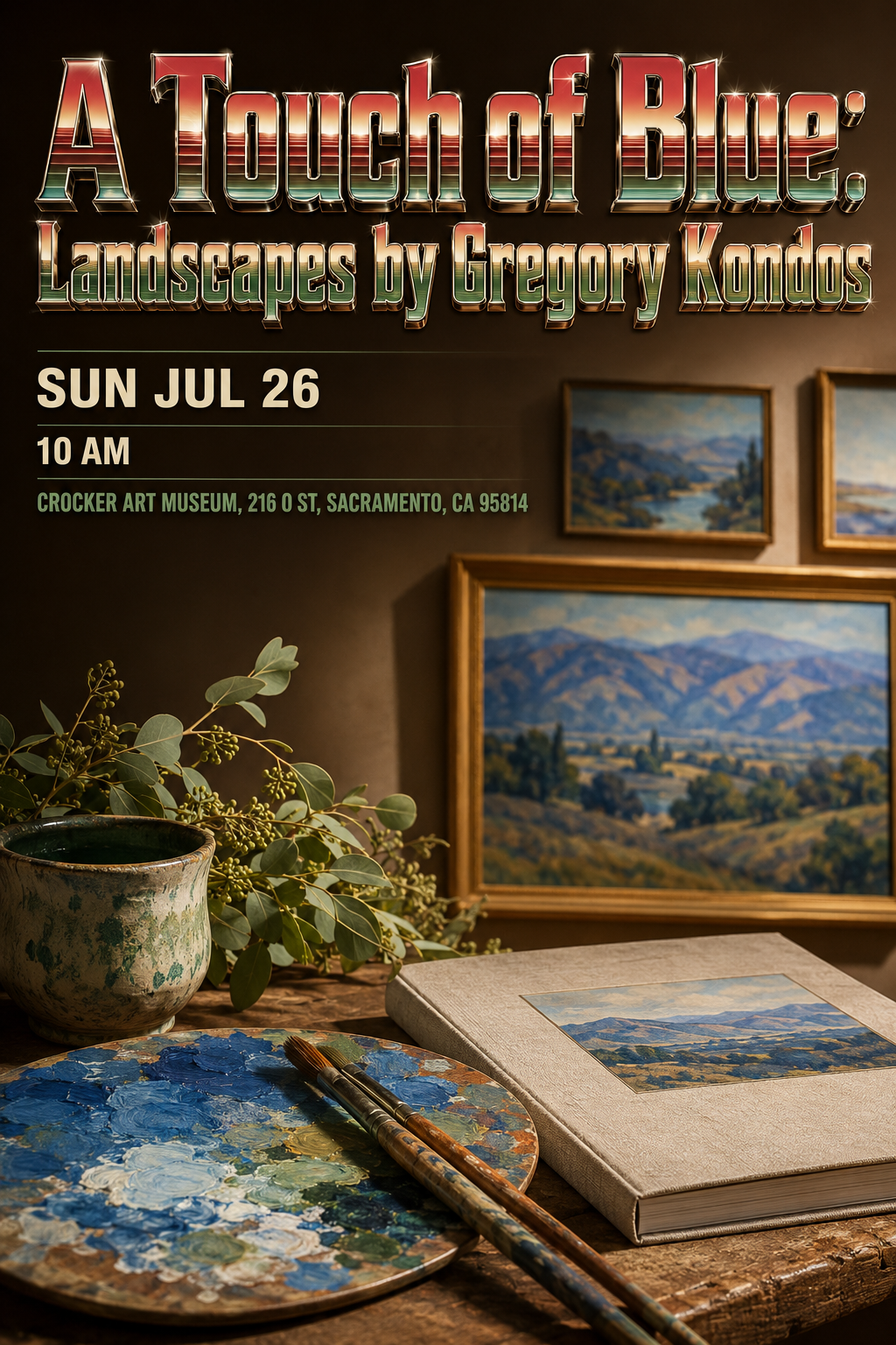 A Touch of Blue: Landscapes by Gregory Kondos