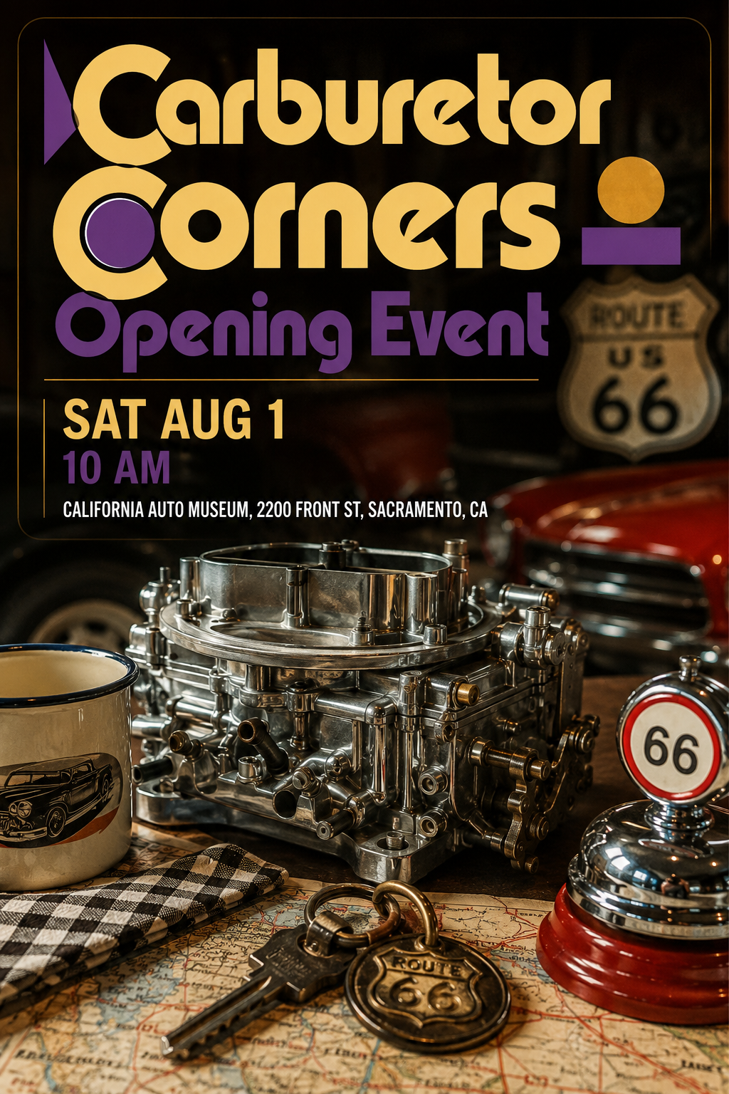 Carburetor Corners Opening Event