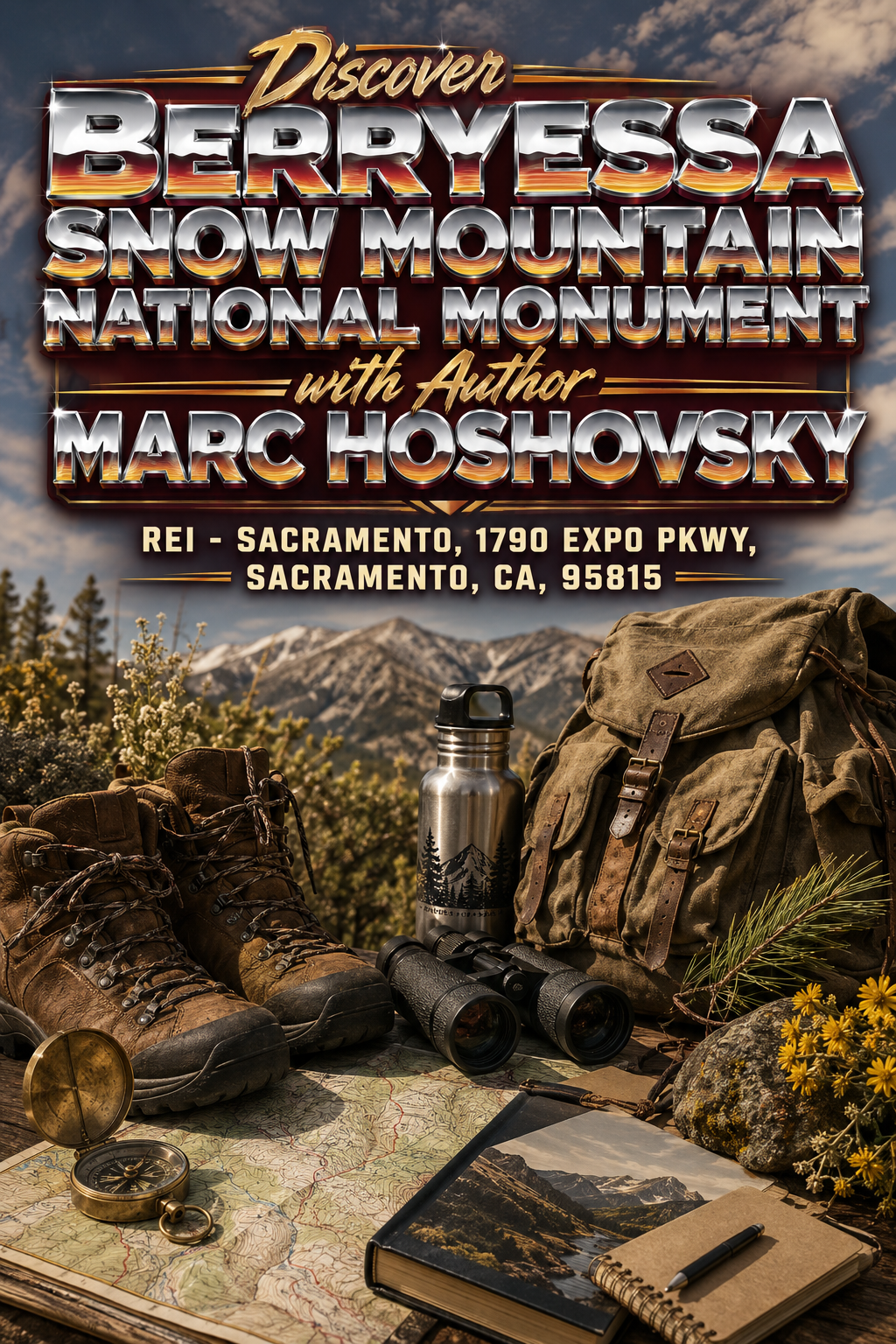 Discover Berryessa Snow Mountain National Monument with Author Marc Hoshovsky