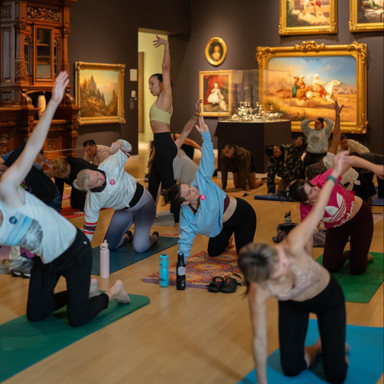 Yoga at the Crocker
