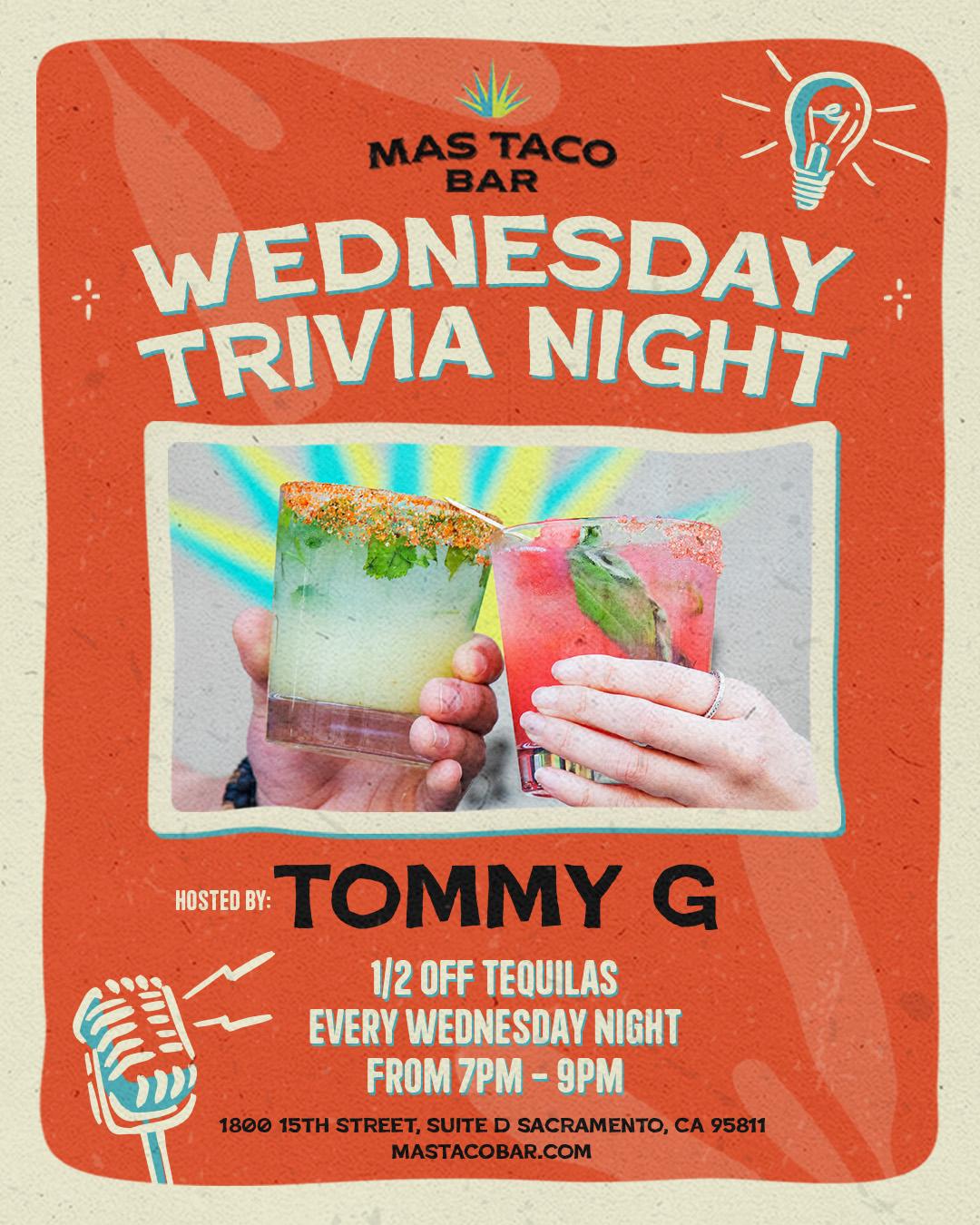 Wednesday Night Trivia at Mas Taco Bar