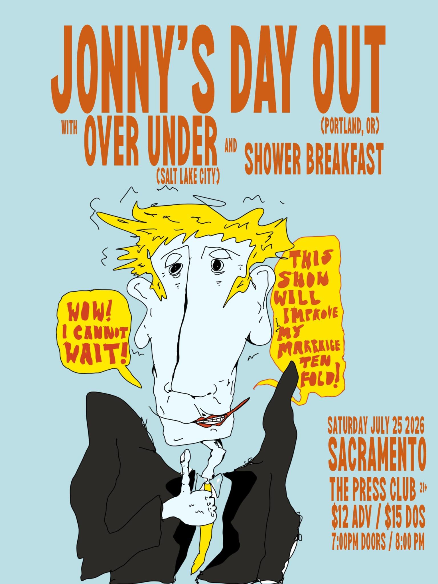 Jonny's Day Out with Over Under and Shower Breakfast