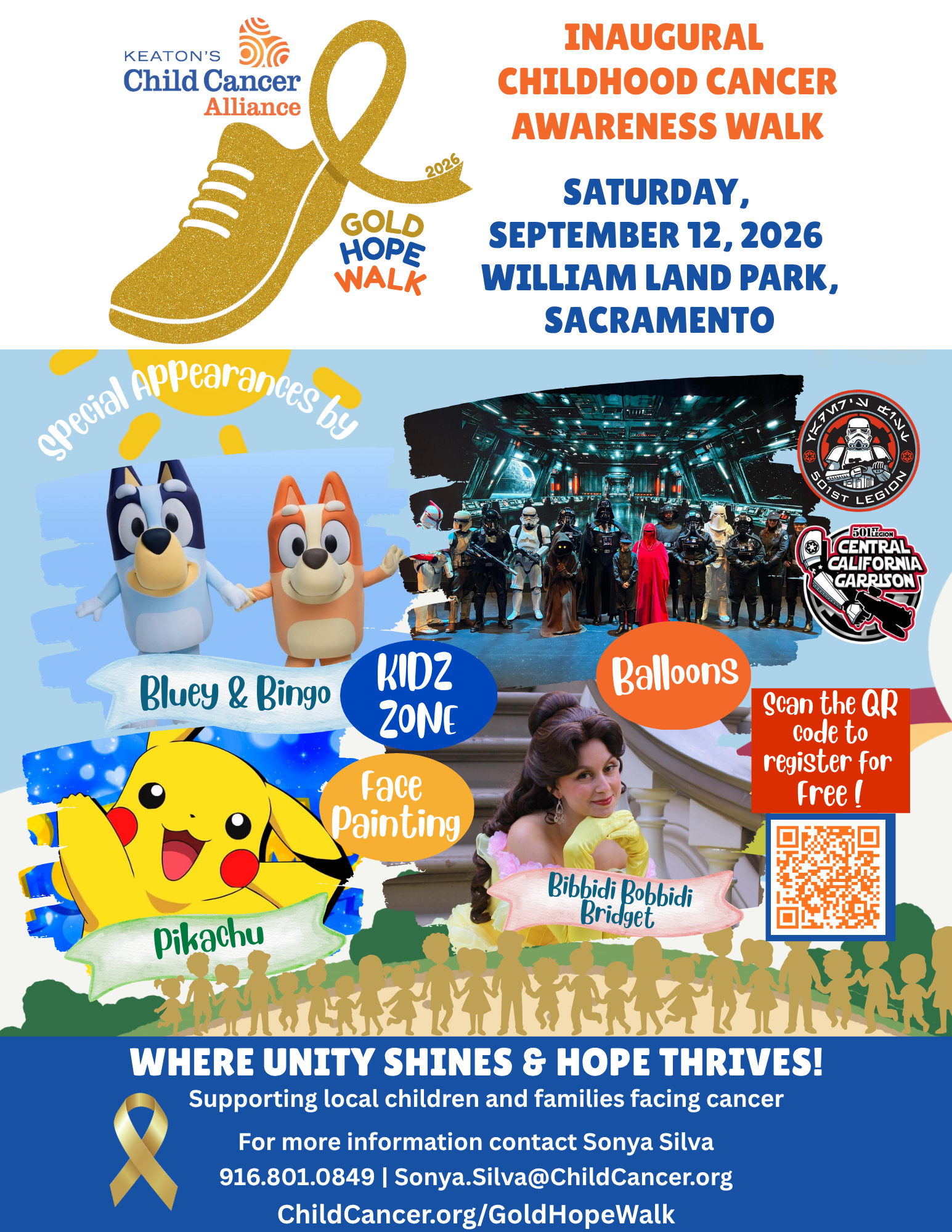 Keaton’s Inaugural Gold Hope Walk