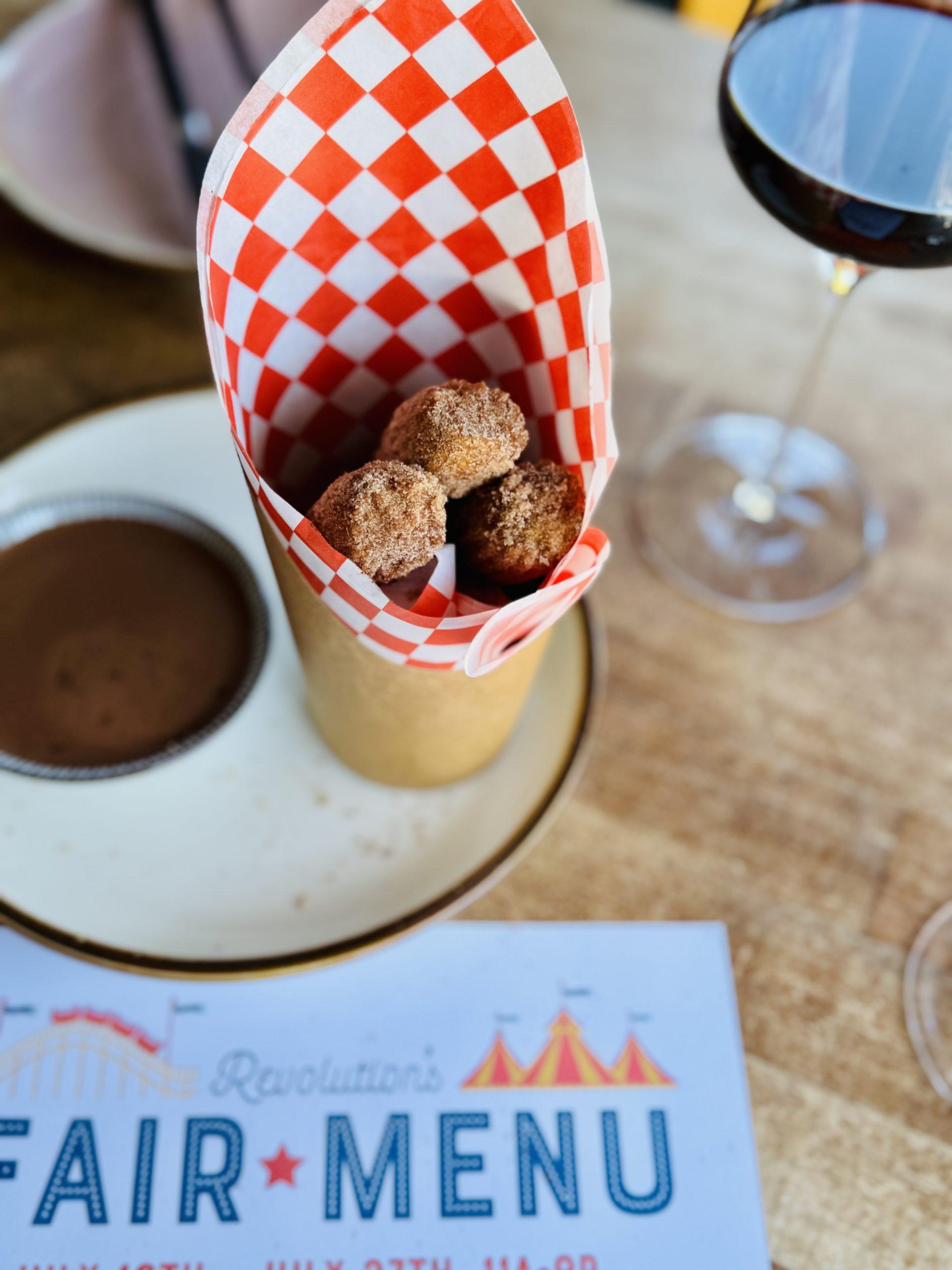 Fair Menu at Revolution