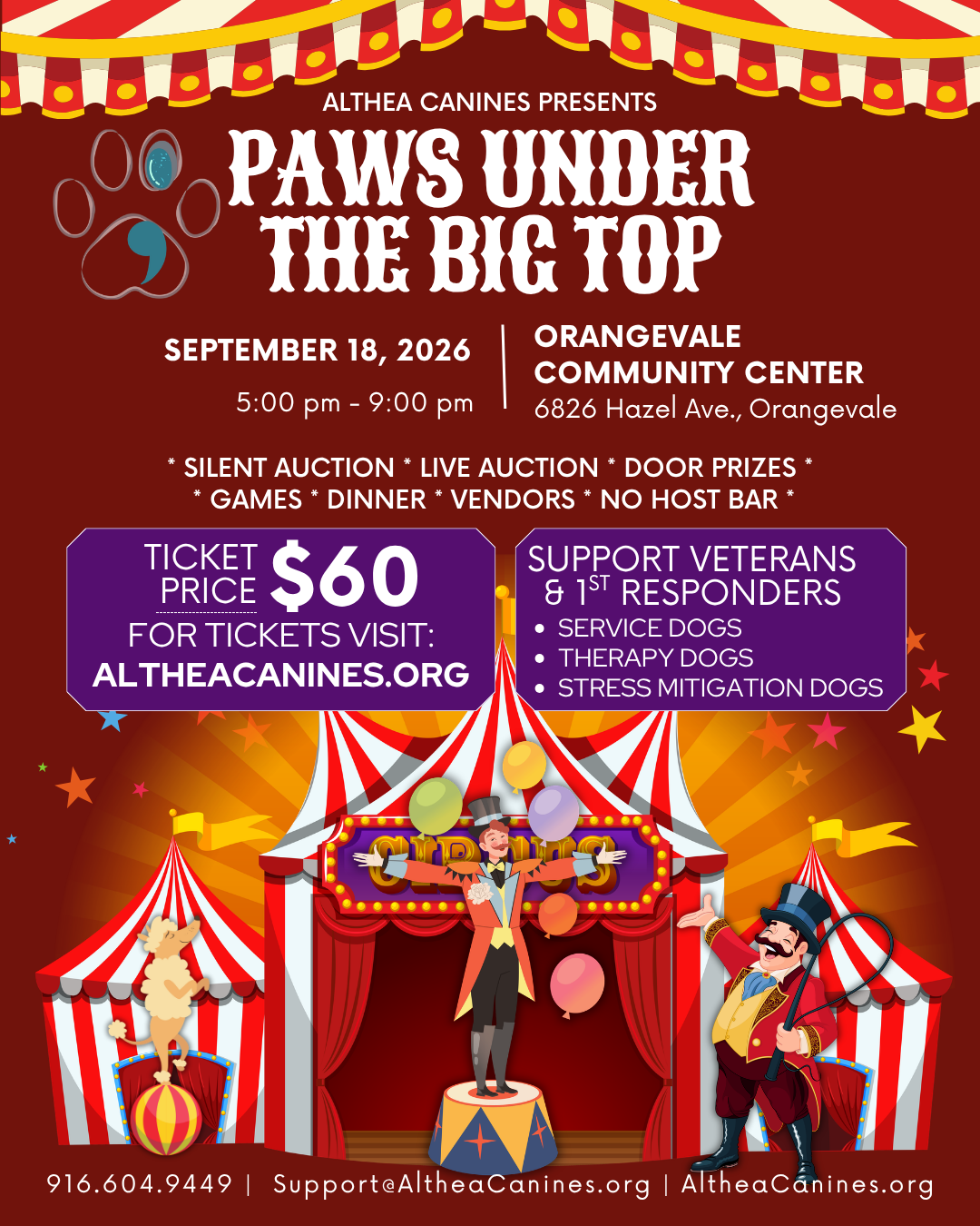 Paws Under the Big Top