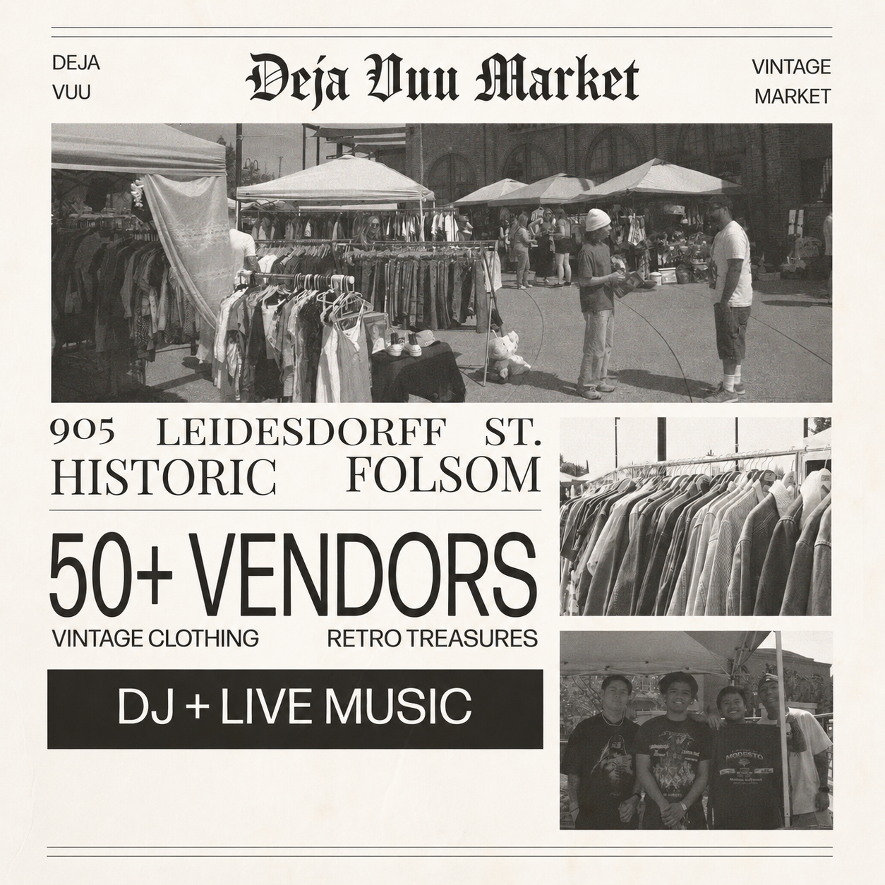 Déjà Vuu Vintage Market – Historic Folsom