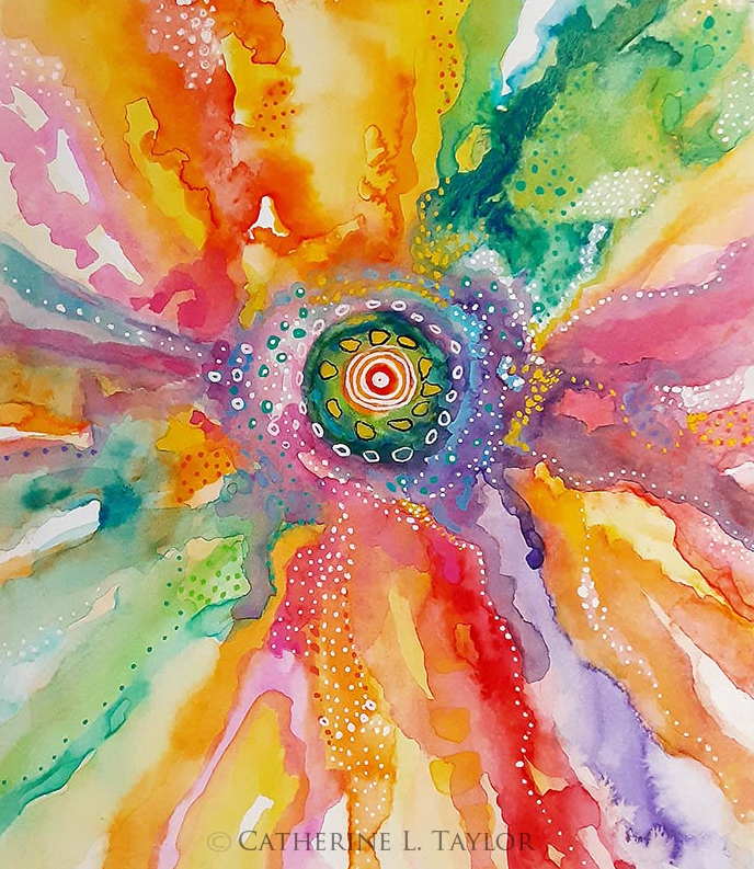 In the Flow-Watercolor Meditations