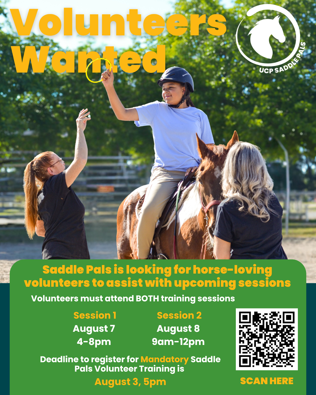UCP Saddle Pals Volunteer Training
