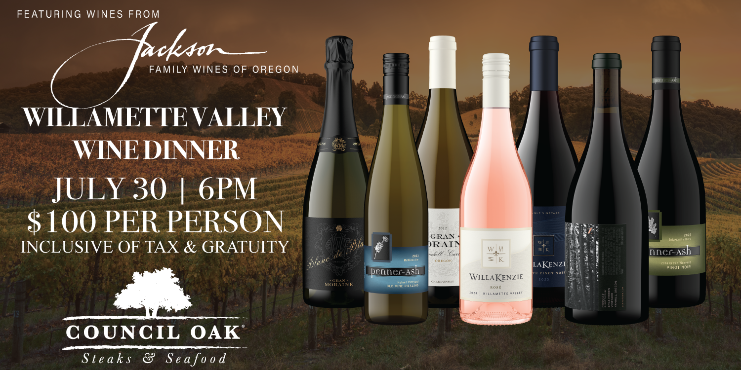 Willamette Valley Wine Dinner