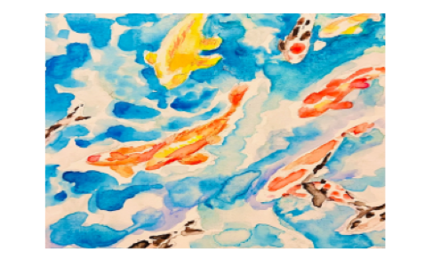 Gouache Painting Workshop: Koi Fish Waterscape