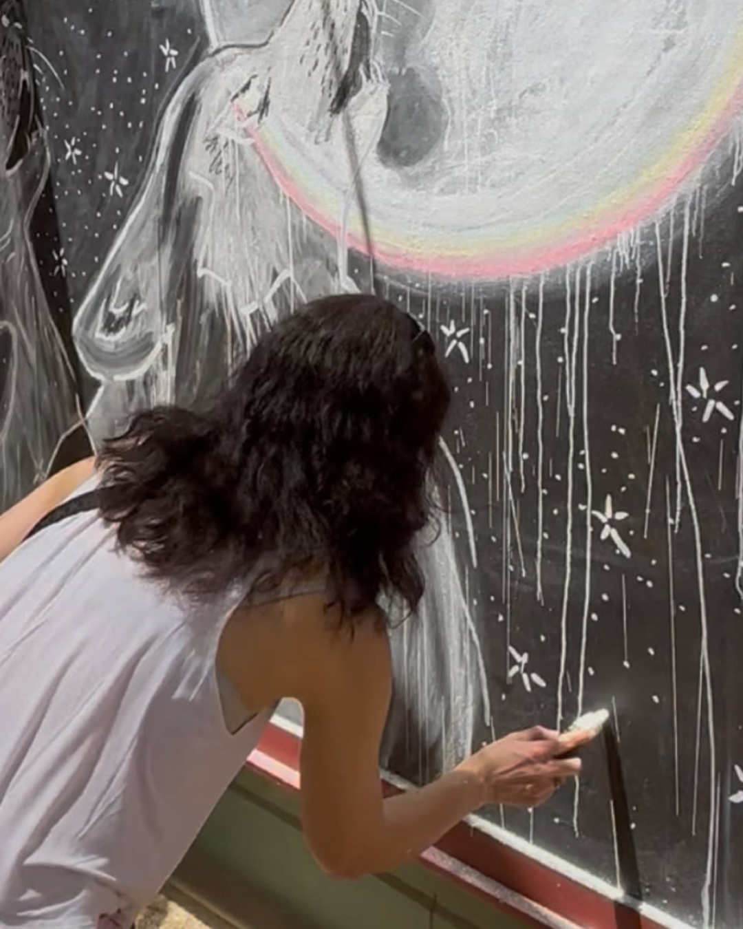 Live Chalk Art at Der Biergarten Midtown