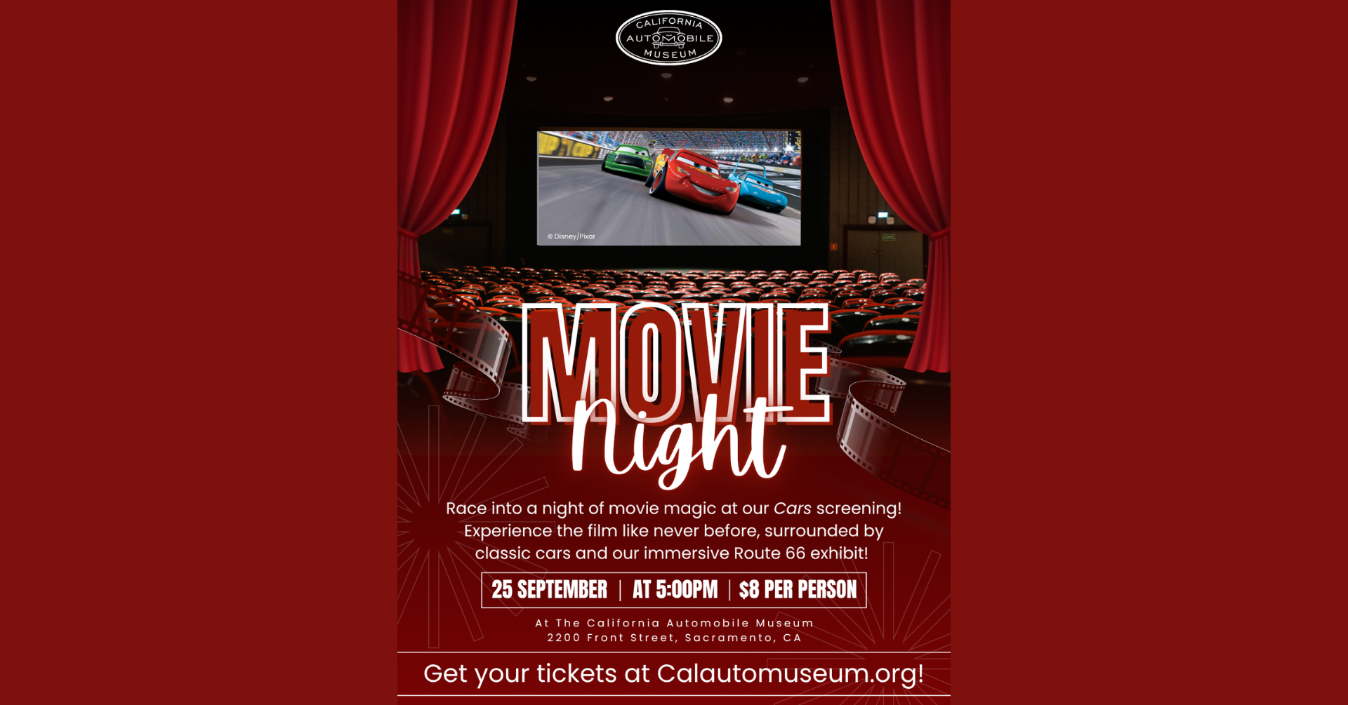 Movie Night at CAM: Cars