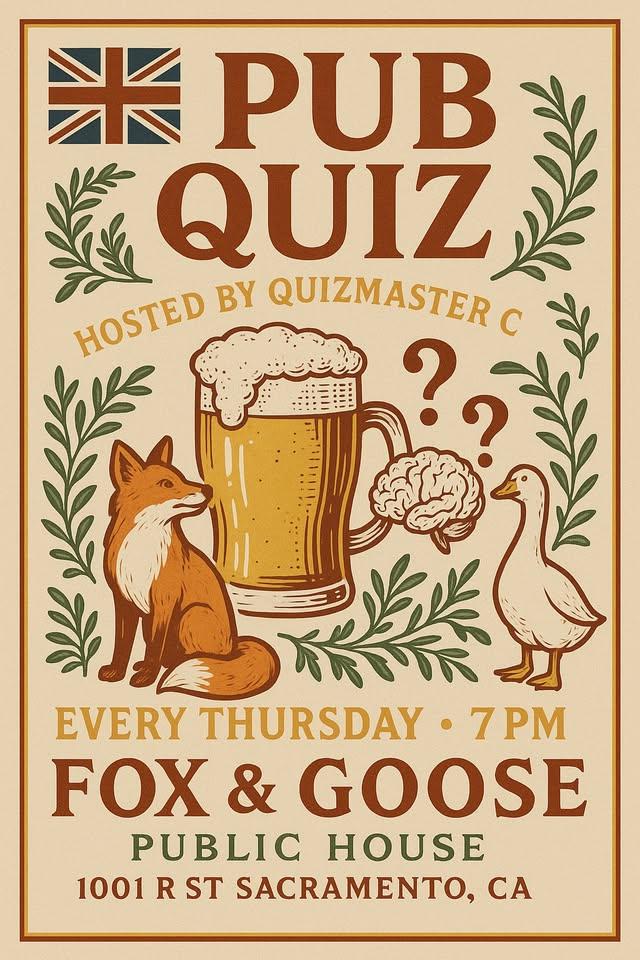 Pub Quiz | Thursday Night Trivia