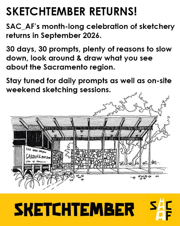 Sacramento Architecture + Design Foundation presents Sketchtember