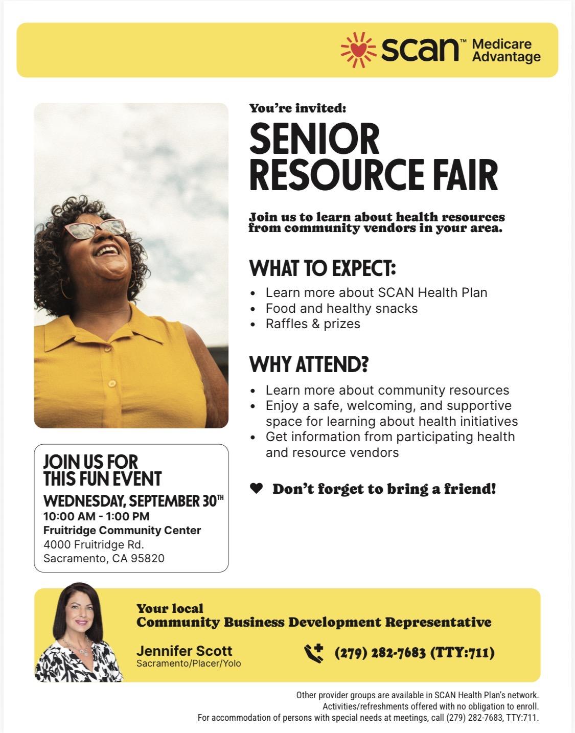 SCAN Senior Resource Fair