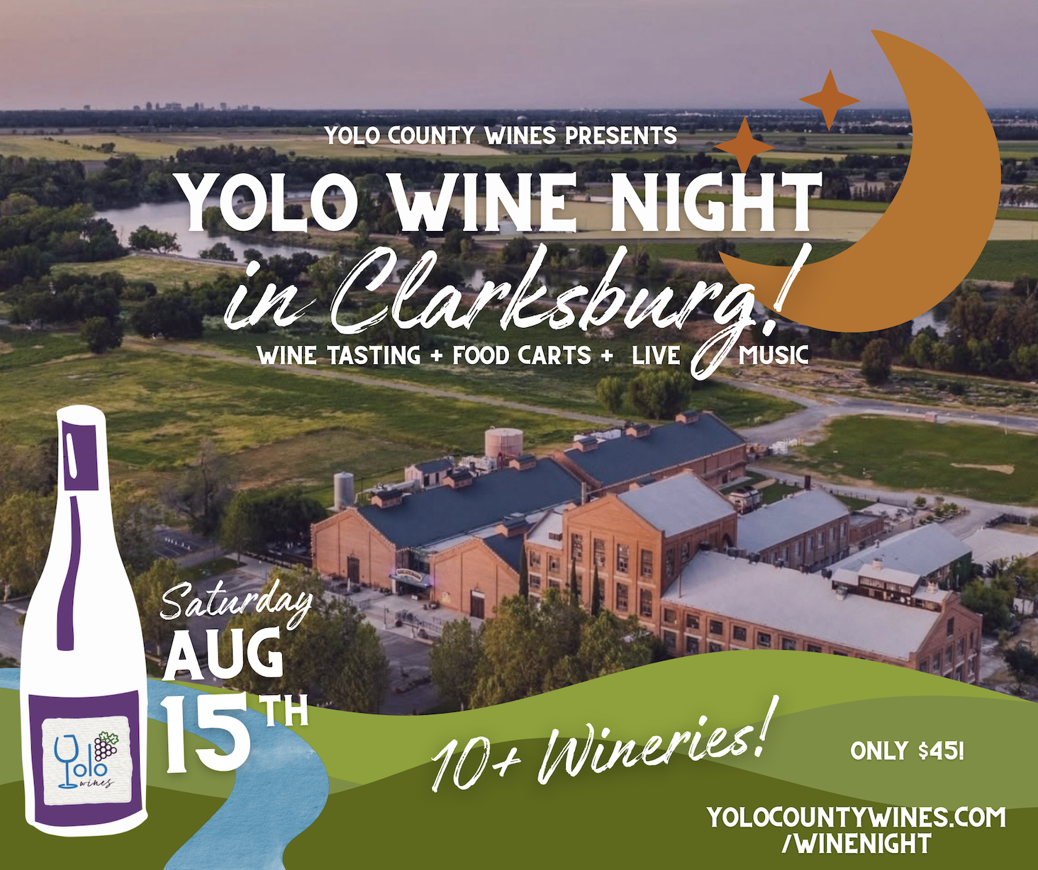 Yolo Wine Night at the Old Sugar Mill