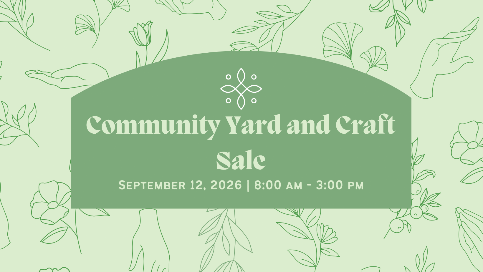 Community Yard and Craft Sale