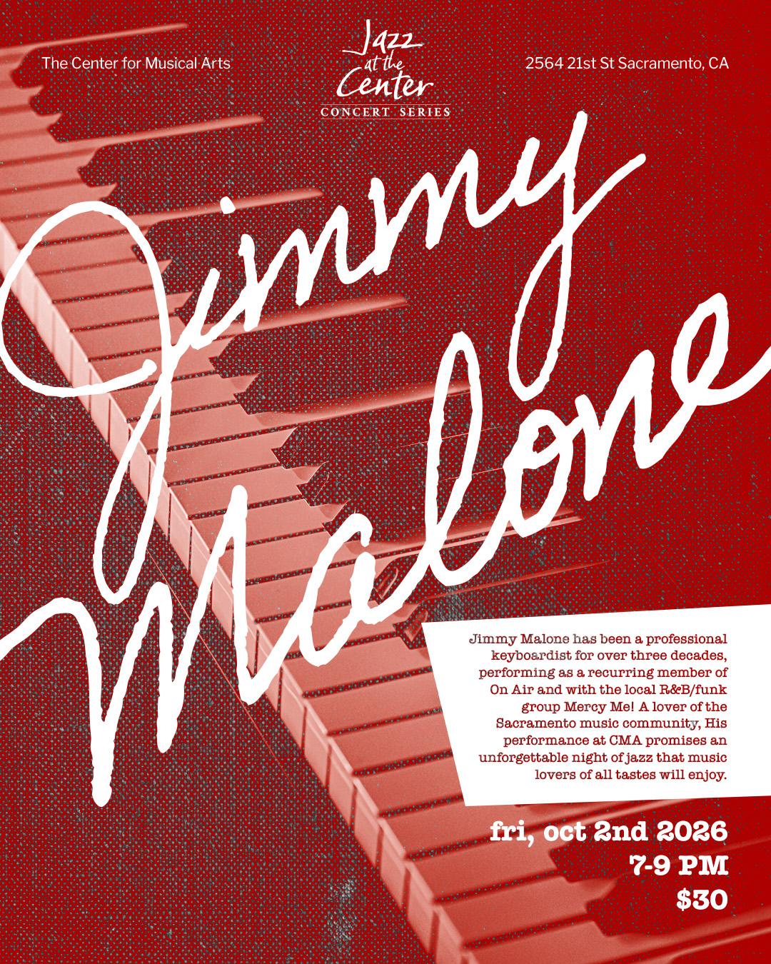 Jimmy Malone - Jazz at the Center