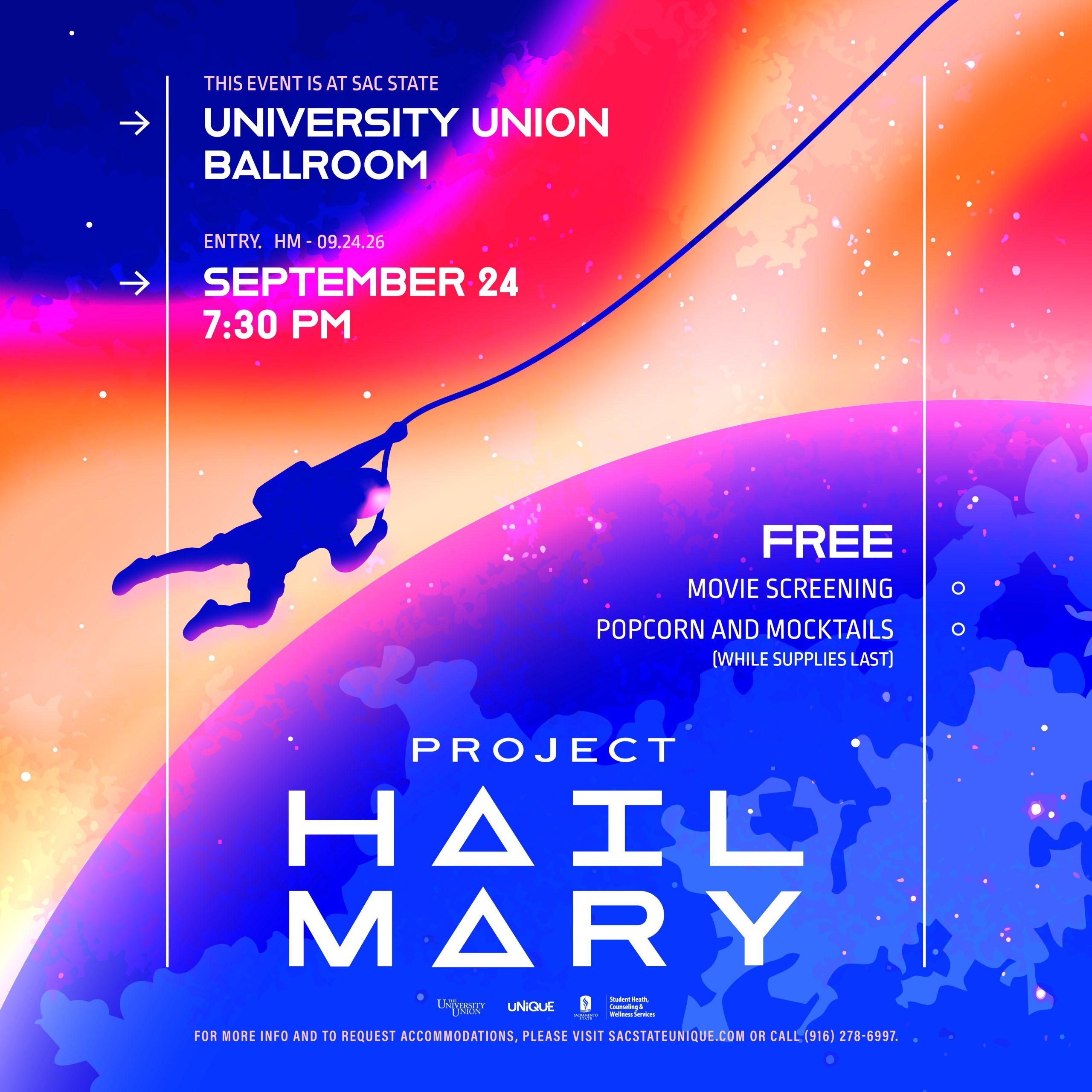 Movie Screening: Project Hail Mary